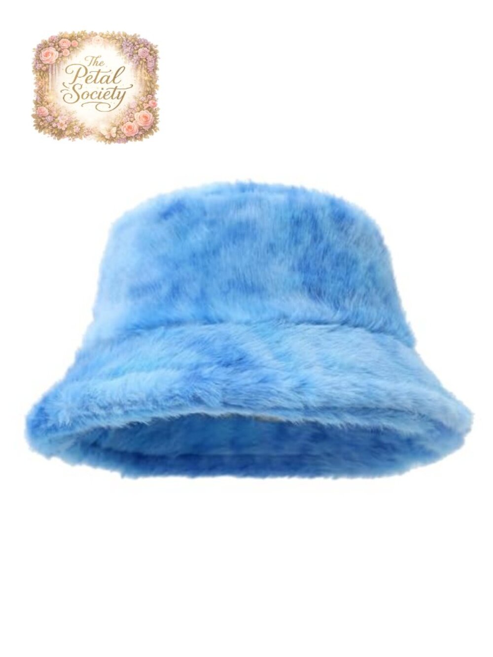 Faux Fur Bucket Hat Fuzzy Warm Fisherman Cap Unisex One Size